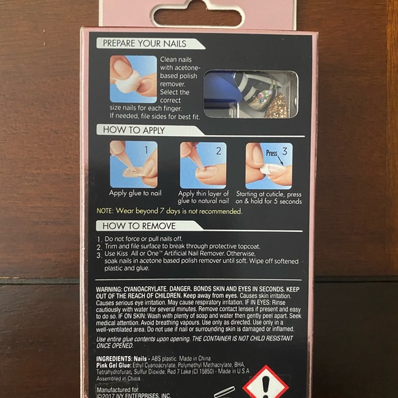 *NEW in Box* Goldfinger LUXURY Press-on Nails - Picture 2 of 3